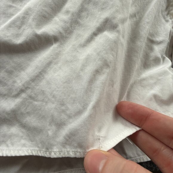 Gitman Bros 18.5 37 Pinpoint USA Cotton Oxford TTX Point White Shirt American - Picture 15 of 16